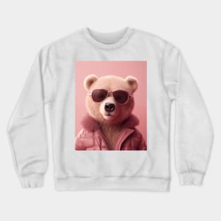 Pink Teddy Bear Crewneck Sweatshirt